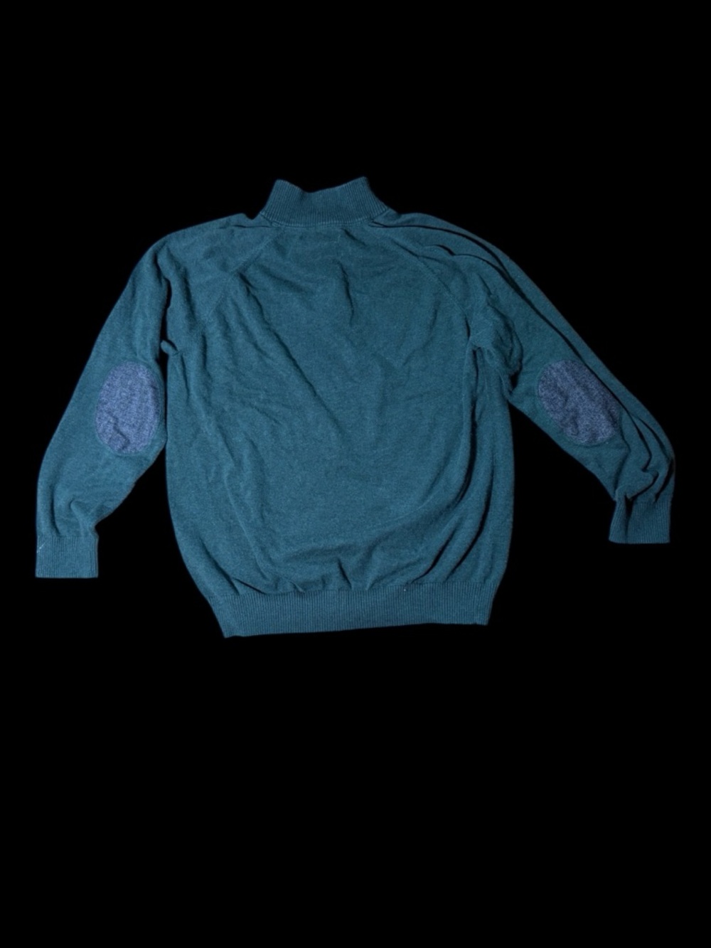 Green Button-Neck Sweater - Picture 2 of 13